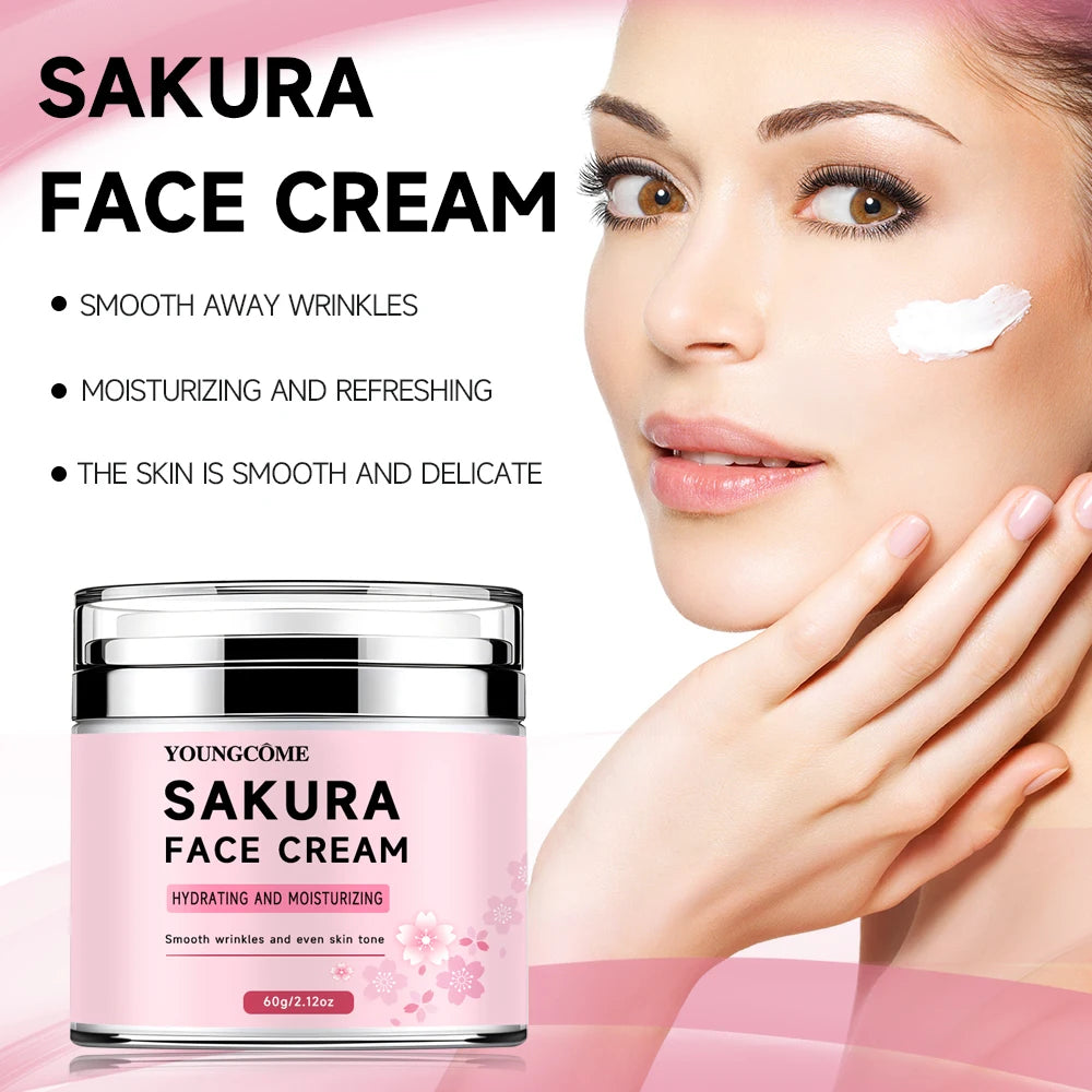 Crema Facial Sakura Akane - Anti Arrugas 60g