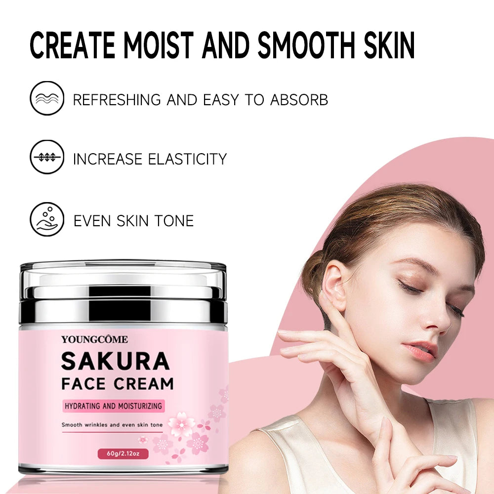 Crema Facial Sakura Akane - Anti Arrugas 60g