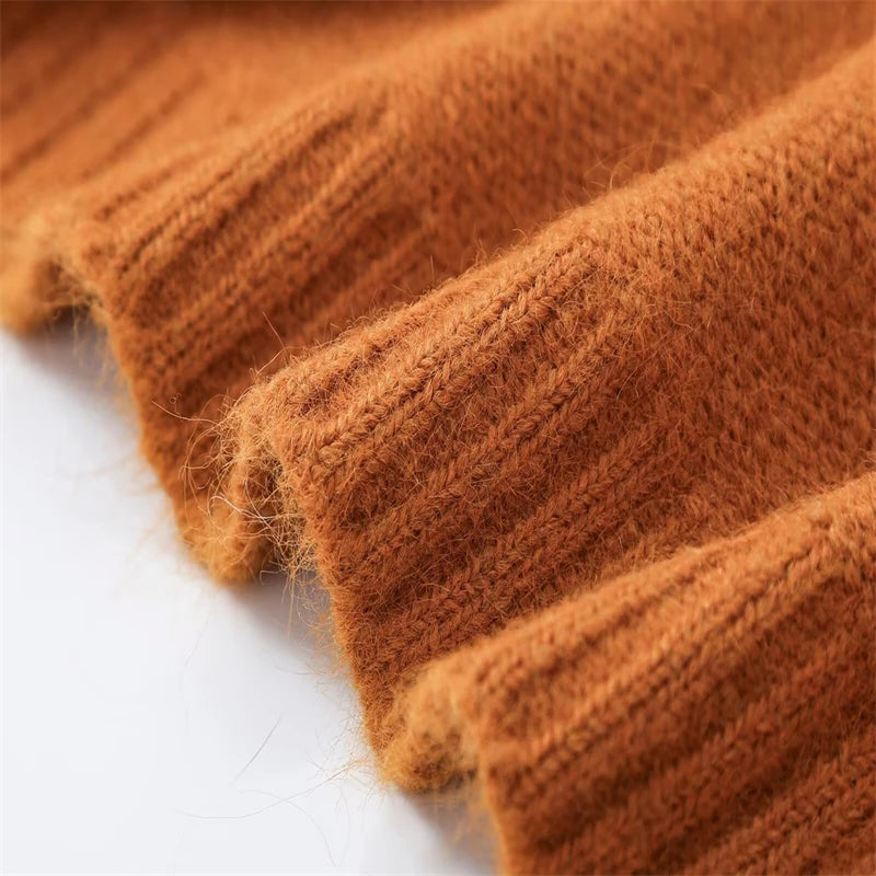 Women's Lace Bow Knit Cardigan, Crew Neck, Long Sleeve, Single Button, Soft Knitted Sweater Jacket, Autumn Daily Casual