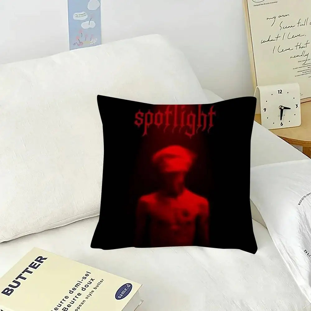 Pop Rap Album Lil Peep Hip   Pillow Gift Home Office Decoration Pillow Bedroom Sofa Car Cushion CoverPillow Case