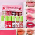 6-Pack Moisturizing and Brightening Lip Oil Set, Berry Color, Waterproof and Sweat Proof, Ideal Christmas Gift for Girls