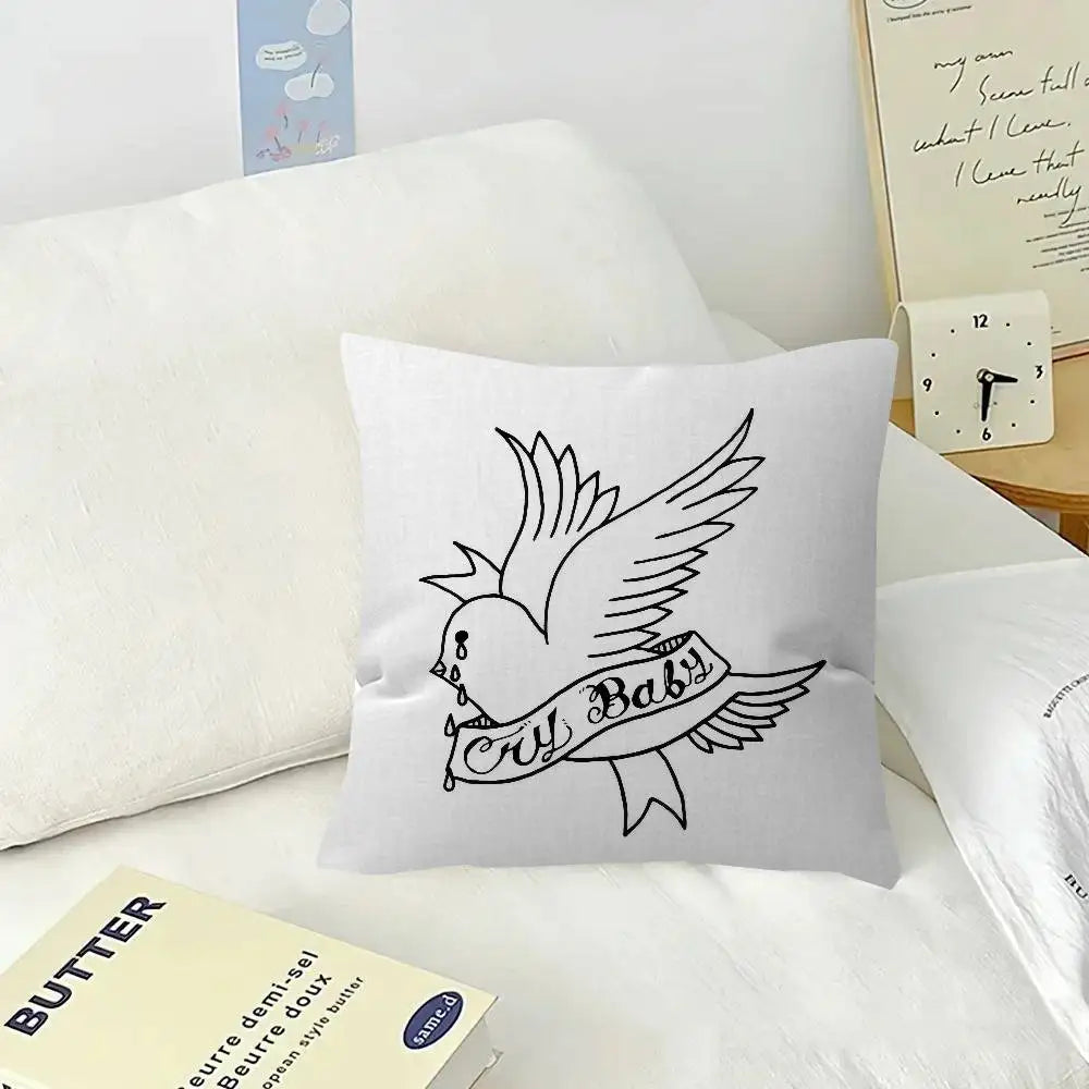 Pop Rap Album Lil Peep Hip   Pillow Gift Home Office Decoration Pillow Bedroom Sofa Car Cushion CoverPillow Case