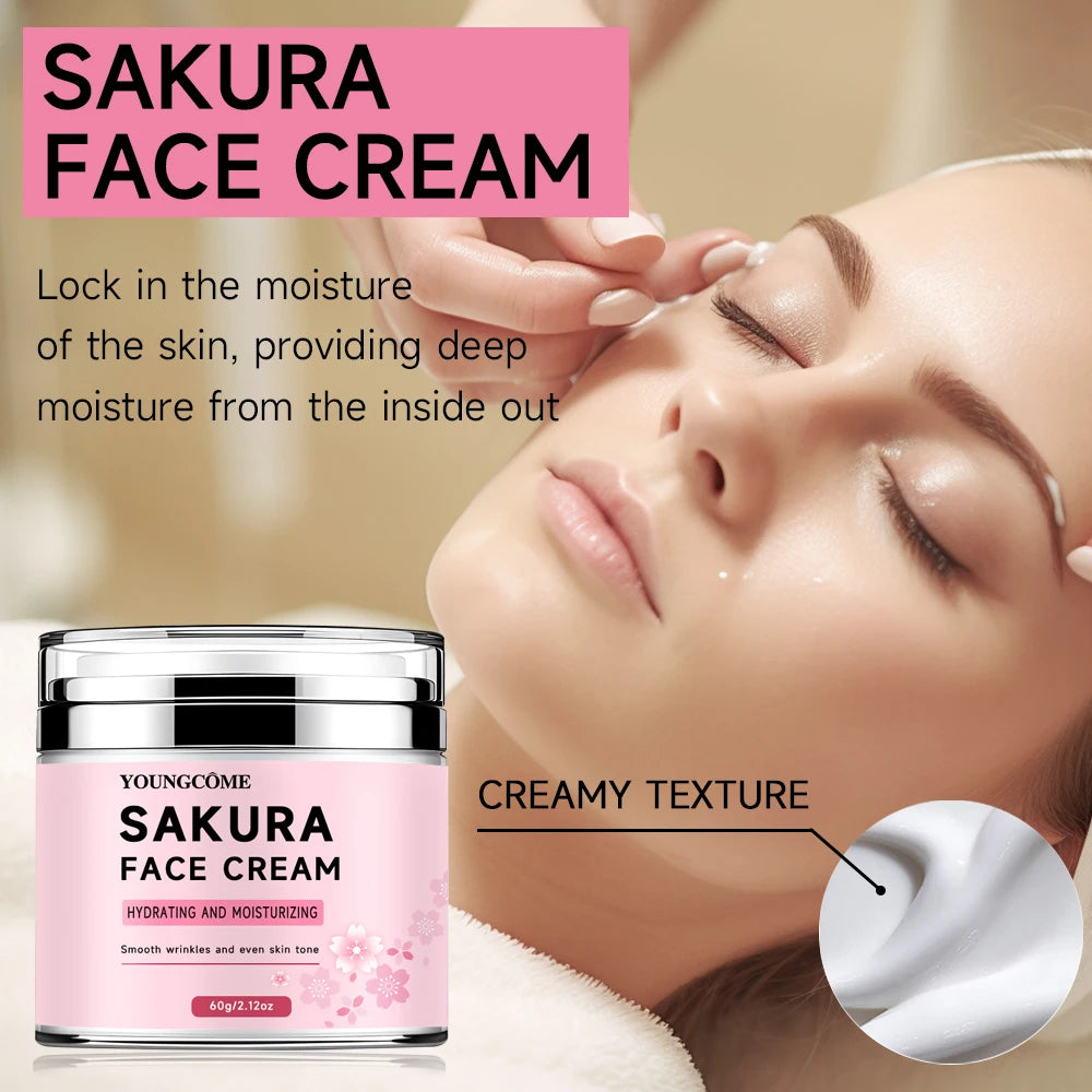 Crema Facial Sakura Akane - Anti Arrugas 60g