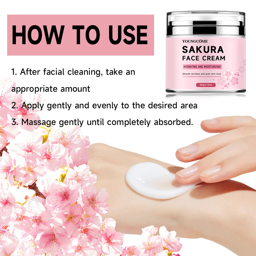 Crema Facial Sakura Akane - Anti Arrugas 60g