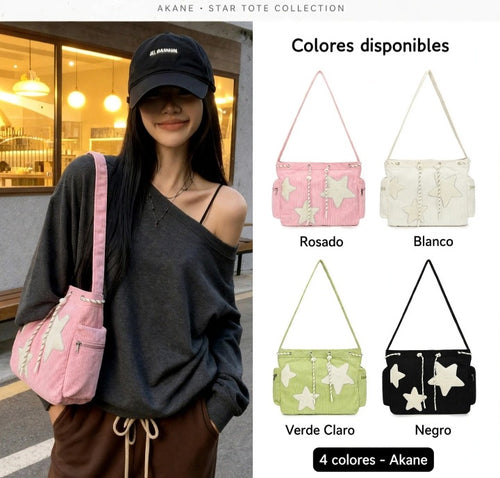 Bolso star girl / tote estudiantil