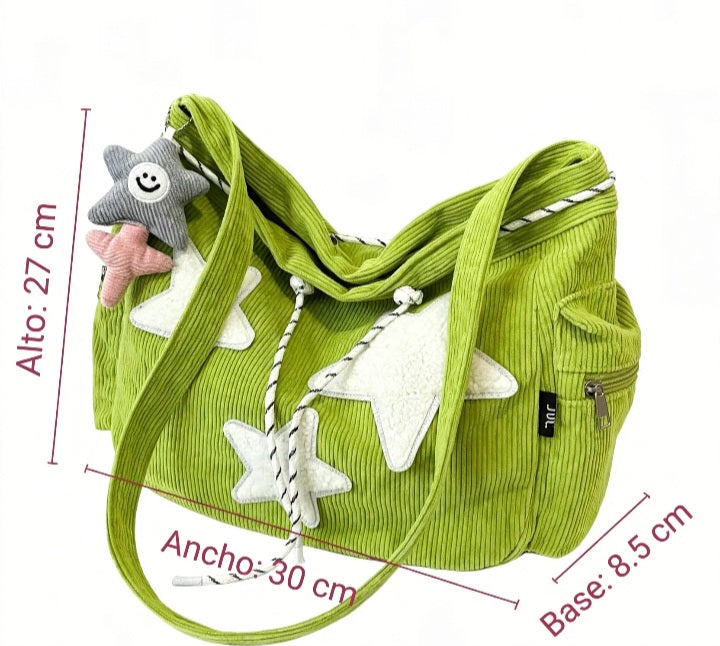 Bolso star girl / tote estudiantil
